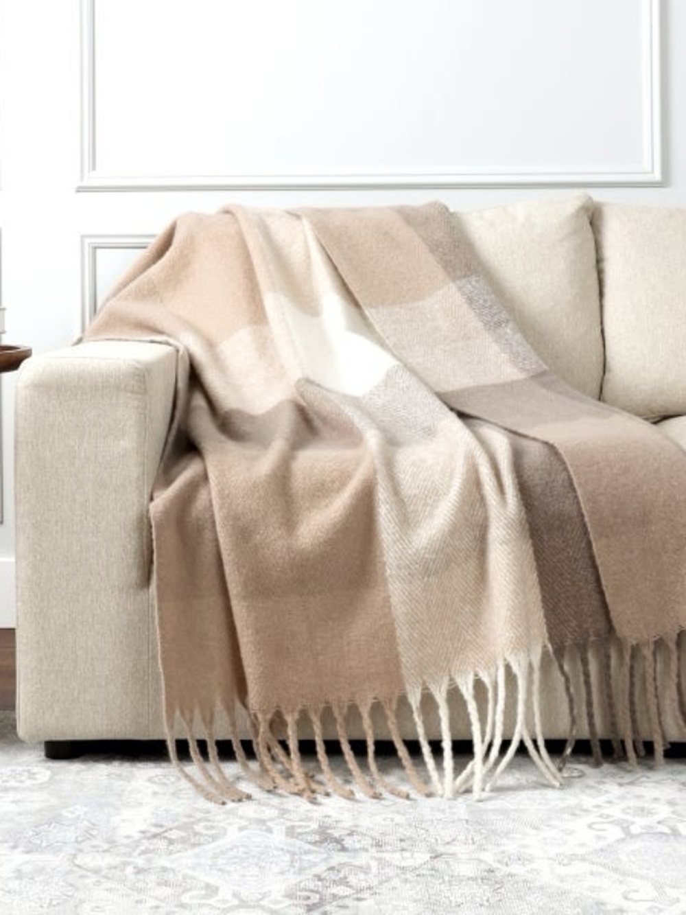 Faux Mohair Throw
